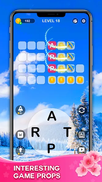 Word Connect - Train Brain (Ворд Коннект) [МОД: Деньги, Монеты и Меню MOD] Screenshot 3