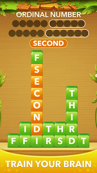 Word Heaps -Connect Stack Word [МОД: Много монет, Открытые уровни и Мега MOD] Screenshot 1