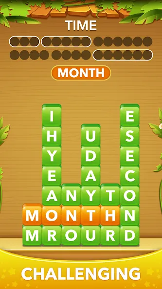 Word Heaps -Connect Stack Word [МОД: Много монет, Открытые уровни и Мега MOD] Screenshot 5