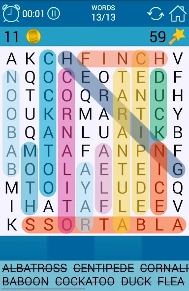 Word Search [МОД: Бесконечные деньги, Монеты и Мега MOD] Screenshot 2