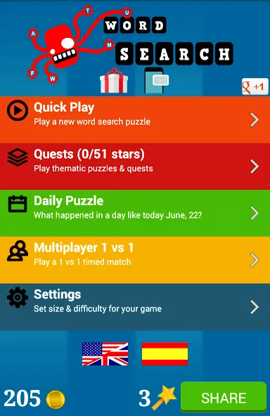 Word Search [МОД: Бесконечные деньги, Монеты и Мега MOD] Screenshot 3
