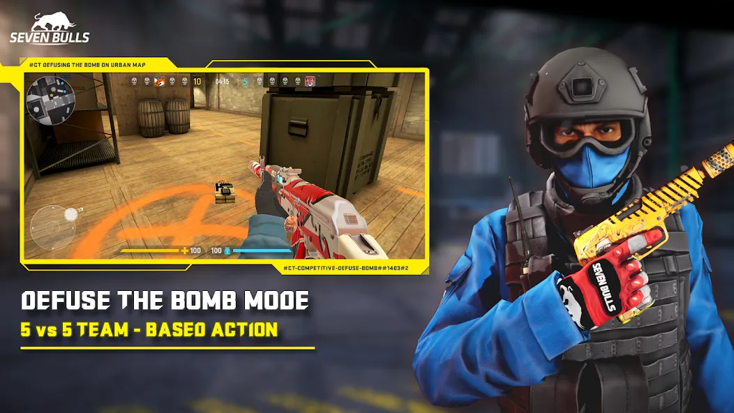 Download Counter Attack Multiplayer FPS [MOD Unlimited money] latest version 2.7.7 for Android