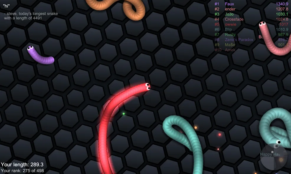 Download slither.io [MOD MegaMod] latest version 0.2.5 for Android