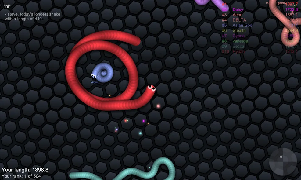 Download slither.io [MOD MegaMod] latest version 0.2.5 for Android