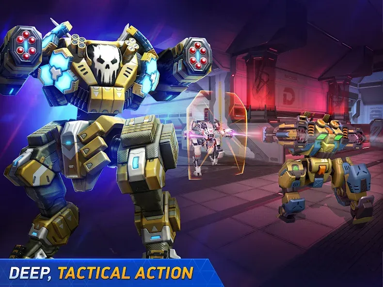 Download Mech Arena - Shooting Game [MOD MegaMod] latest version 0.9.2 for Android