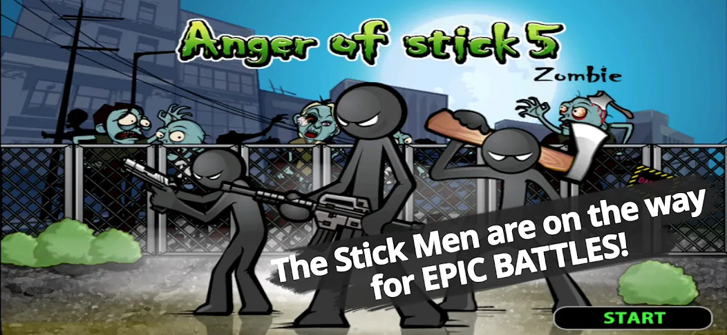 Download Anger of stick 5 : zombie [MOD Unlimited coins] latest version 1.5.2 for Android
