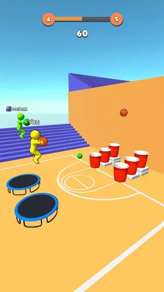 Download Jump Dunk 3D [MOD Unlimited coins] latest version 1.5.1 for Android