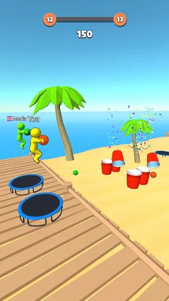 Download Jump Dunk 3D [MOD Unlimited coins] latest version 1.5.1 for Android