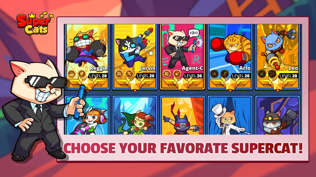 Download Super Cats [MOD Unlimited money] latest version 1.1.1 for Android