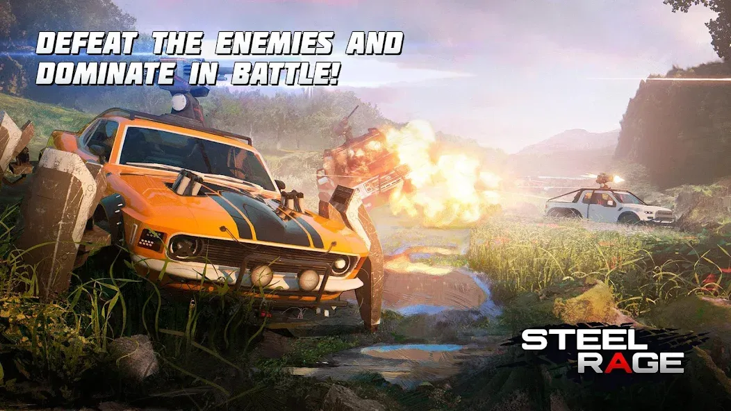 Download Steel Rage: Mech Cars PvP War [MOD Unlimited money] latest version 0.3.4 for Android