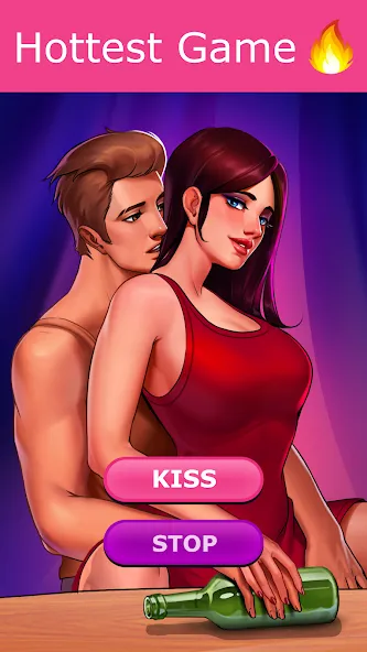 Download Kiss Kiss: Spin the Bottle [MOD Unlimited money] latest version 0.4.2 for Android