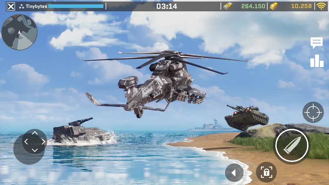 Download Massive Warfare: Tanks PvP War [MOD Unlocked] latest version 2.1.9 for Android