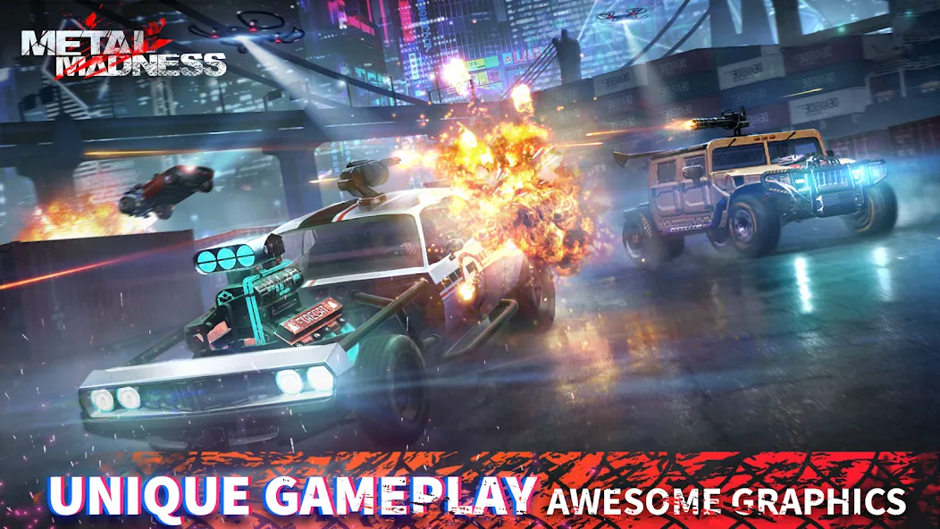 Download METAL MADNESS PvP: Car Shooter [MOD Unlimited coins] latest version 1.9.3 for Android