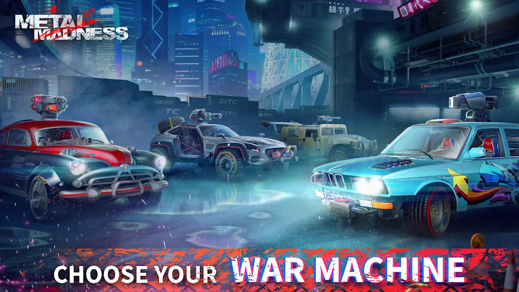 Download METAL MADNESS PvP: Car Shooter [MOD Unlimited coins] latest version 1.9.3 for Android