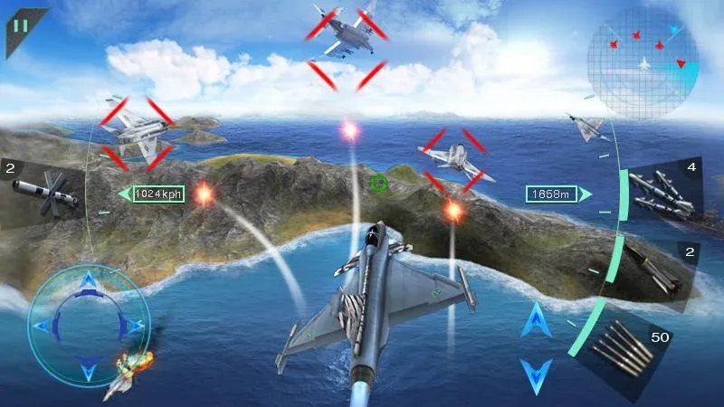 Download Sky Fighters 3D [MOD MegaMod] latest version 1.4.3 for Android