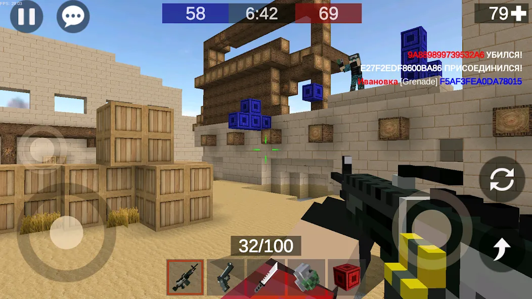 Download Pixel Combats 2: Gun games PvP [MOD MegaMod] latest version 2.4.1 for Android