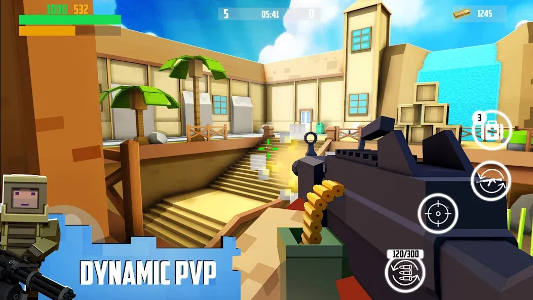 Download Block Gun 3D: FPS Shooter PvP [MOD Unlimited money] latest version 0.8.6 for Android