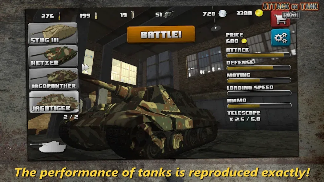 Download Attack on Tank : World Warfare [MOD Unlimited coins] latest version 2.7.7 for Android