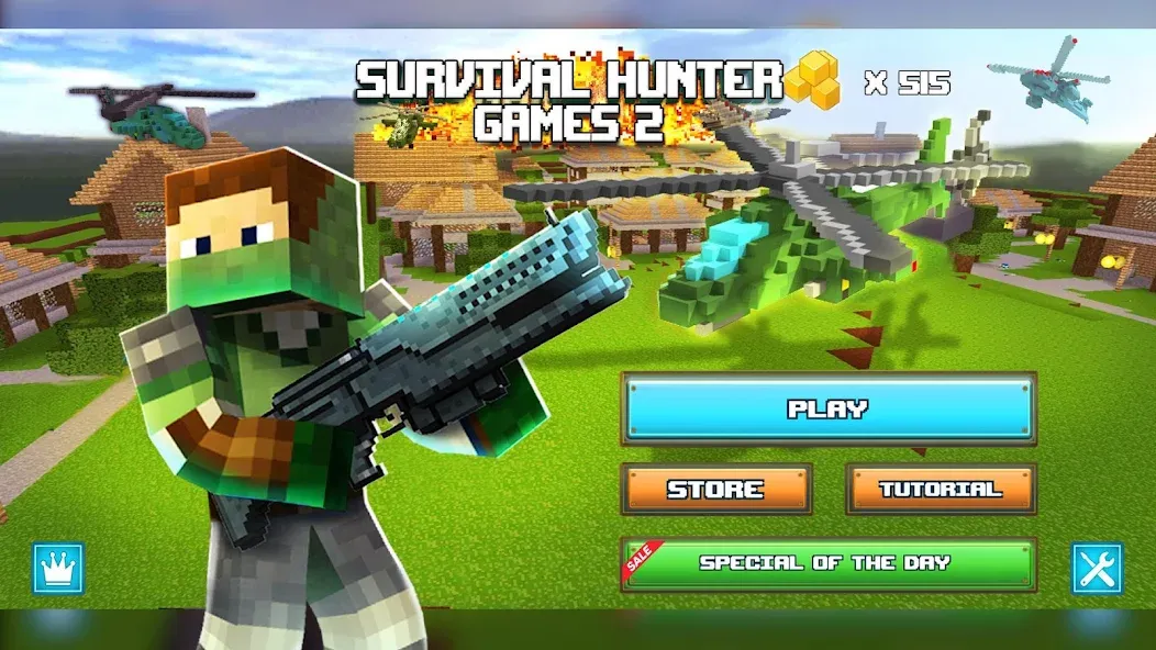 Download The Survival Hunter Games 2 [MOD Menu] latest version 1.6.8 for Android
