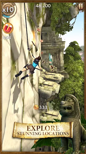 Download Lara Croft: Relic Run [MOD MegaMod] latest version 1.9.5 for Android