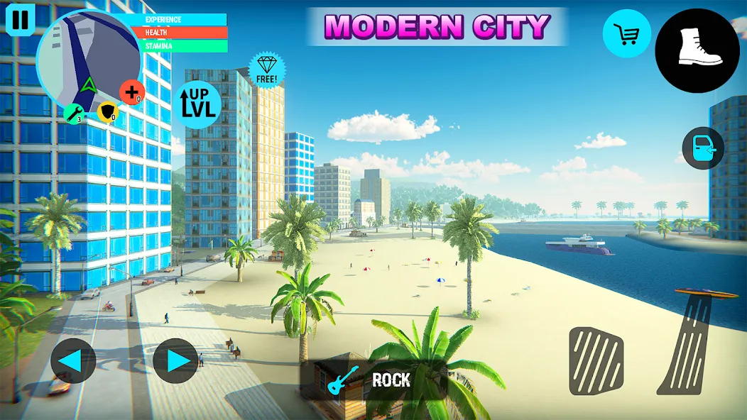 Download Rio crime city: mafia gangster [MOD Unlimited money] latest version 0.4.4 for Android