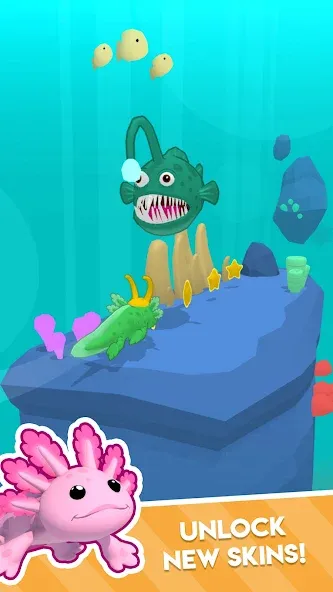 Download Axolotl Rush [MOD MegaMod] latest version 1.4.8 for Android