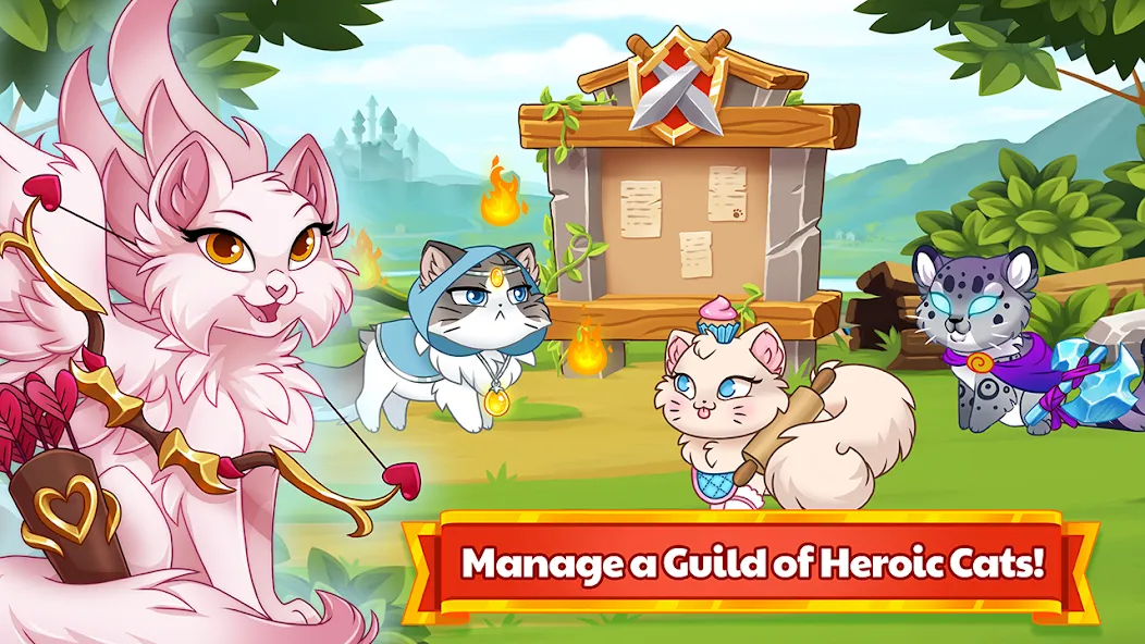 Download Castle Cats - Idle Hero RPG [MOD Menu] latest version 1.1.2 for Android