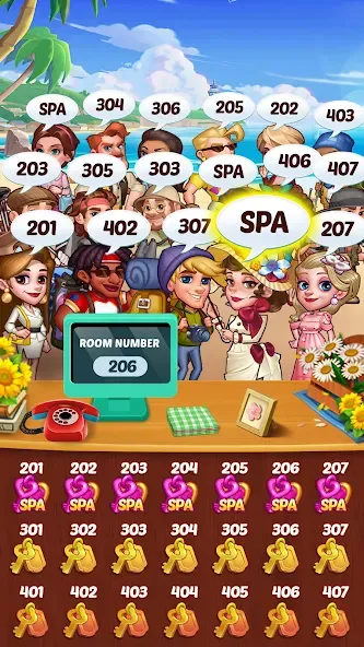 Download Hotel Craze®️ [MOD Unlimited money] latest version 0.6.8 for Android