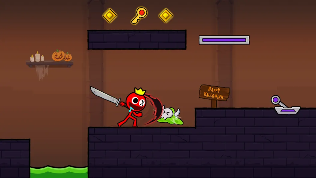 Download Red Stickman: Stick Adventure [MOD Unlimited money] latest version 0.4.4 for Android