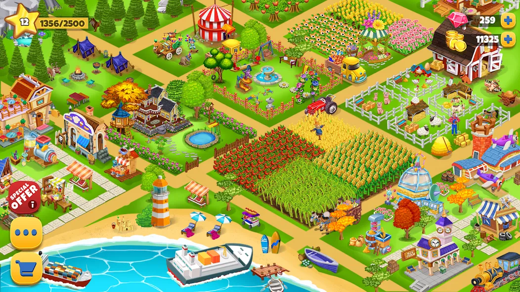 Download Farm Day Farming Offline Games [MOD MegaMod] latest version 1.5.9 for Android