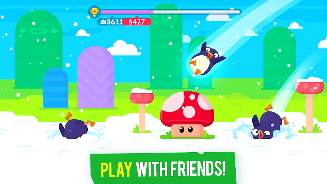 Download Bouncemasters: Penguin Games [MOD MegaMod] latest version 0.6.7 for Android