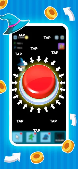 Download Green button: Press the Button [MOD Unlimited coins] latest version 0.7.5 for Android