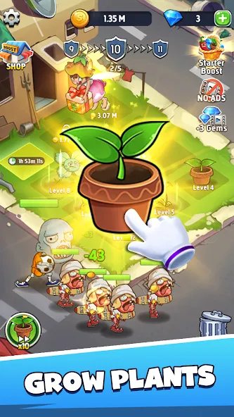 Download Merge Plants – Monster Defense [MOD Unlocked] latest version 1.5.2 for Android