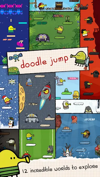 Download Doodle Jump [MOD Unlocked] latest version 1.1.2 for Android