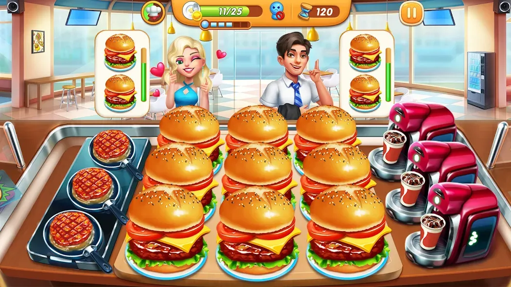 Download Cooking City - Cooking Games [MOD Unlimited coins] latest version 1.2.2 for Android