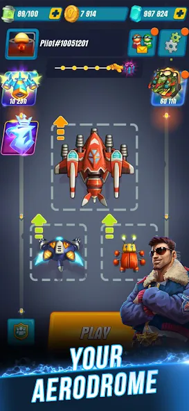 Download HAWK: Airplane Space games [MOD Menu] latest version 2.4.2 for Android
