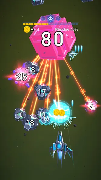 Download Dust Settle 3D - Galaxy Attack [MOD MegaMod] latest version 2.8.4 for Android