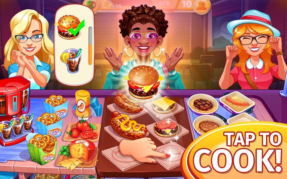 Download Cooking Craze: Restaurant Game [MOD Unlocked] latest version 1.6.3 for Android