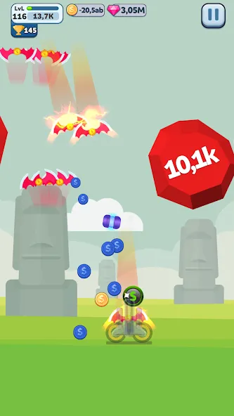 Download Ball Blast Cannon blitz mania [MOD Unlimited coins] latest version 2.3.1 for Android