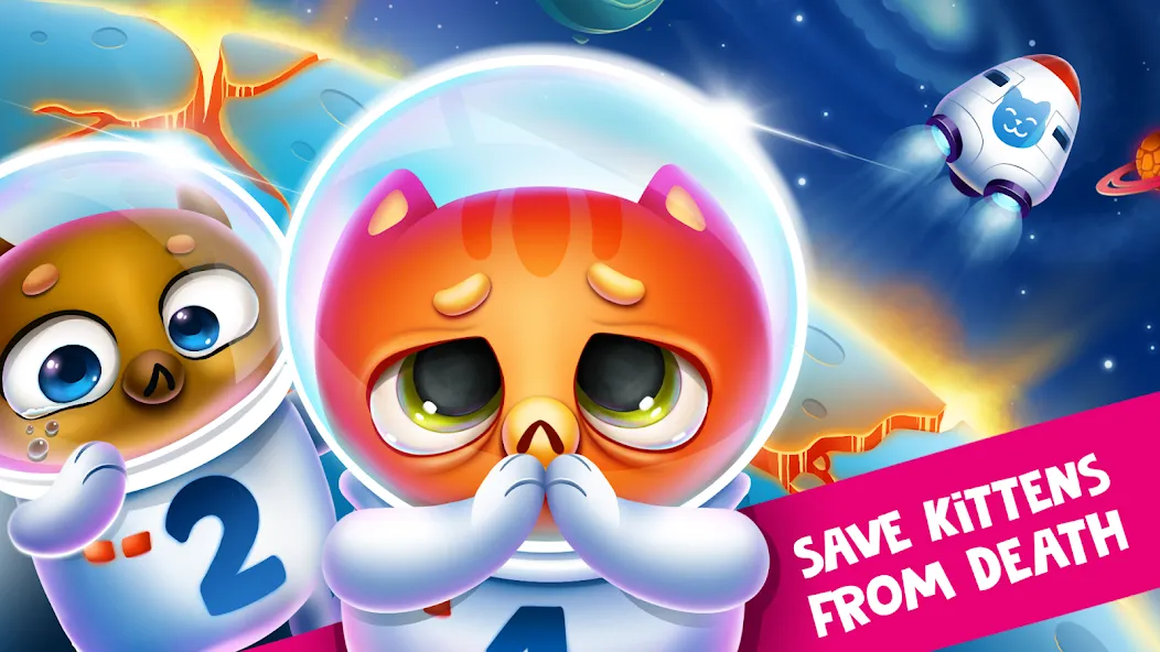 Download Space Cat Evolution: Kitty col [MOD Unlimited coins] latest version 1.7.2 for Android