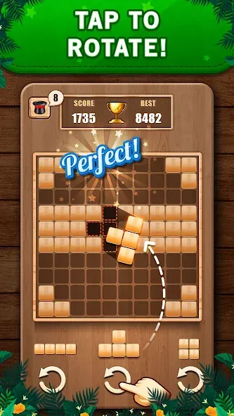 Download Wooden 100 Block Puzzle Game [MOD Unlimited coins] latest version 1.3.2 for Android