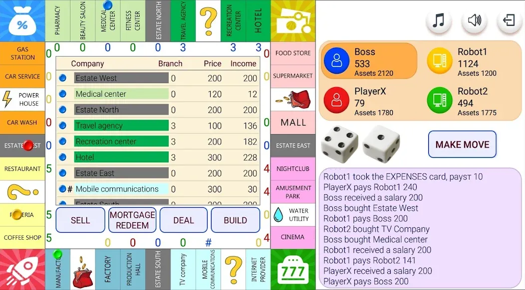 Download Monopolist Business Dice Board [MOD Unlimited money] latest version 0.7.2 for Android