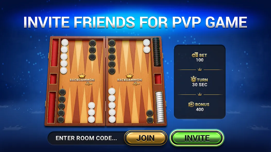 Download Backgammon Live - Online Games [MOD Menu] latest version 1.1.5 for Android