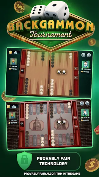 Download Backgammon Tournament [MOD Unlocked] latest version 2.2.9 for Android