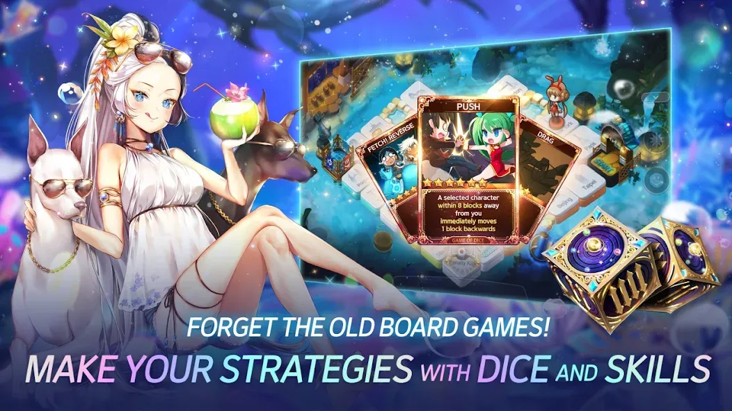 Download Game of Dice: Board&Card&Anime [MOD MegaMod] latest version 2.3.2 for Android