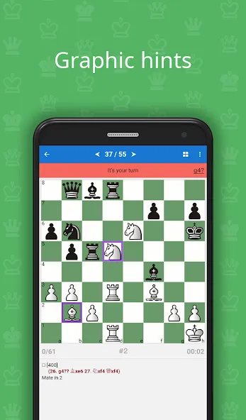 Download Mate in 2 (Chess Puzzles) [MOD Menu] latest version 2.6.7 for Android