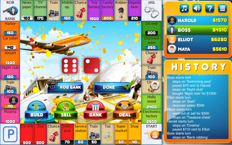 Download CrazyPoly - Business Dice Game [MOD MegaMod] latest version 1.4.9 for Android