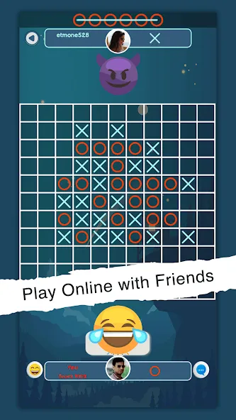 Download Tic Tac Toe Online - XO Game [MOD Menu] latest version 0.5.6 for Android