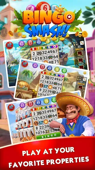 Download Bingo Smash Lucky Bingo Travel [MOD Unlimited coins] latest version 1.1.2 for Android