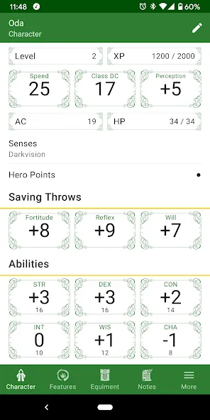 Download Character Sheet for any RPG [MOD Unlocked] latest version 1.2.5 for Android